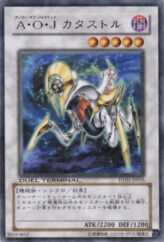 This is an image for the product Ally of Justice Catastor that has a rarity of Duel Terminal Rare Parallel Rare in the Duel Terminal - Synchro Awakening!! with a card code of DT01-JP035 that is available on the TEKKX Product website.