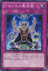 This is an image for the product Amazoness Shamanism that has a rarity of Common in the Extra Pack Volume 4 with a card code of EXP4-JP019 that is available on the TEKKX Product website.