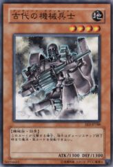 This is an image for the product Ancient Gear Soldier that has a rarity of Common in the Expert Edition Volume 3 with a card code of EE3-JP188 that is available on the TEKKX Product website.