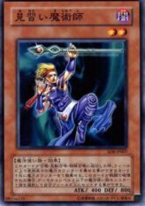 This is an image for the product Apprentice Magician that has a rarity of Common in the Structure Deck: Spellcaster's Judgment with a card code of SD6-JP007 that is available on the TEKKX Product website.