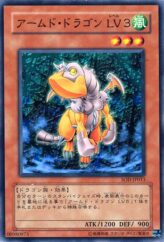 This is an image for the product Armed Dragon LV3 that has a rarity of Common in the Soul of the Duelist with a card code of SOD-JP013 that is available on the TEKKX Product website.