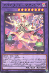 This is an image for the product Aromalilith Magnolia that has a rarity of Rare in the Phantom Nightmare with a card code of PHNI-JP039 that is available on the TEKKX Product website.