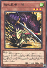 This is an image for the product Baku the Beast Ninja that has a rarity of Common in the Darkwing Blast with a card code of DABL-JP017 that is available on the TEKKX Product website.