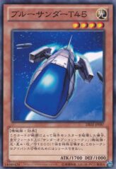 This is an image for the product Blue Thunder T-45 that has a rarity of Common in the Duelist Edition Volume 2 with a card code of DE02-JP087 that is available on the TEKKX Product website.