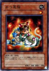 This is an image for the product Cat's Ear Tribe that has a rarity of Normal Rare in the Champion of Black Magic with a card code of 303-027 that is available on the TEKKX Product website.