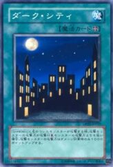 This is an image for the product Dark City that has a rarity of Common in the Duelist Pack: Aster Phoenix with a card code of DP05-JP019 that is available on the TEKKX Product website.