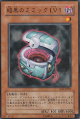 This is an image for the product Dark Mimic LV1 that has a rarity of Common in the Soul of the Duelist with a card code of SOD-JP009 that is available on the TEKKX Product website.