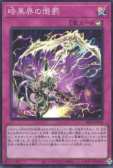 This is an image for the product Dark World Punishment that has a rarity of Super Rare in the Structure Deck R: Devil's Gate with a card code of SR13-JP034 that is available on the TEKKX Product website.