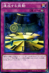 This is an image for the product Echo Oscillation that has a rarity of Common in the Structure Deck: Pendulum Evolution with a card code of SD31-JP036 that is available on the TEKKX Product website.