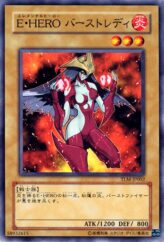 This is an image for the product Elemental HERO Burstinatrix that has a rarity of Common in the The Lost Millennium with a card code of TLM-JP002 that is available on the TEKKX Product website.