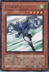 This is an image for the product Elemental HERO Stratos that has a rarity of Duel Terminal Rare Parallel Rare in the Duel Terminal - Dragunity of the Hurricane!! with a card code of DT06-JP008 that is available on the TEKKX Product website.