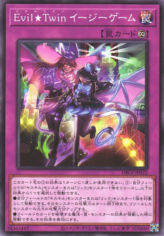 This is an image for the product Evil★Twin GG EZ that has a rarity of Common in the Deck Build Pack: Genesis Impactors with a card code of DBGI-JP022 that is available on the TEKKX Product website.