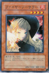 This is an image for the product Fire Sorcerer that has a rarity of Common in the Duelist Legacy Volume.3 with a card code of DL3-074 that is available on the TEKKX Product website.