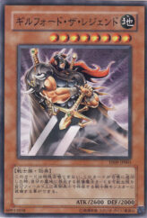 This is an image for the product Gilford the Legend that has a rarity of Normal Parallel Rare in the Tournament Pack 2009 Vol.1 with a card code of TP09-JP001 that is available on the TEKKX Product website.