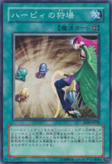 This is an image for the product Harpies' Hunting Ground that has a rarity of Common in the Rise of Destiny with a card code of RDS-JP038 that is available on the TEKKX Product website.