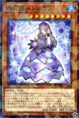 This is an image for the product Hellebore the Rikka Fairy that has a rarity of Normal Parallel Rare in the Deck Build Pack: Secret Slayers with a card code of DBSS-JP020 that is available on the TEKKX Product website.