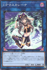 This is an image for the product I:P Masquerena that has a rarity of Common in the Tactical-Try Deck: Evil★Twin the Kaito Pair with a card code of TT01-JPB30 that is available on the TEKKX Product website.