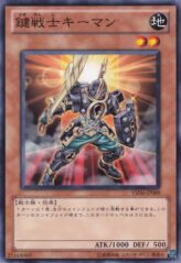 This is an image for the product Key Man the Key Warrior that has a rarity of Common in the Starter Deck 2011 with a card code of YSD6-JP009 that is available on the TEKKX Product website.