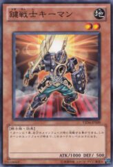 This is an image for the product Key Man the Key Warrior that has a rarity of Common in the Starter Deck 2011 with a card code of YSD6-JP009 that is available on the TEKKX Product website.