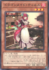 This is an image for the product Kitchen Dragonmaid that has a rarity of Common in the Selection 5 with a card code of SLF1-JP060 that is available on the TEKKX Product website.