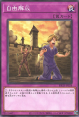 This is an image for the product Liberty at Last! that has a rarity of Common in the Duelist Pack: Duelists of Whirlwind with a card code of DP25-JP033 that is available on the TEKKX Product website.