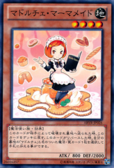 This is an image for the product Madolche Marmalmaide that has a rarity of Common in the Abyss Rising with a card code of ABYR-JP026 that is available on the TEKKX Product website.