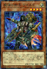 This is an image for the product Magical Musketeer Wild that has a rarity of Normal Parallel Rare in the Deck Build Pack: Spirit Warriors with a card code of DBSW-JP021 that is available on the TEKKX Product website.