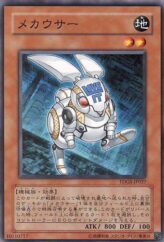 This is an image for the product Mecha Bunny that has a rarity of Common in the The Duelist Genesis with a card code of TDGS-JP027 that is available on the TEKKX Product website.