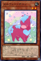 This is an image for the product Melffy Pony that has a rarity of Common in the Rise of the Duelist with a card code of ROTD-JP020 that is available on the TEKKX Product website.