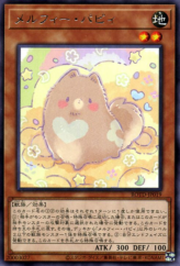 This is an image for the product Melffy Puppy that has a rarity of Rare in the Rise of the Duelist with a card code of ROTD-JP019 that is available on the TEKKX Product website.