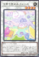 This is an image for the product Merry Melffys that has a rarity of Rare in the Power of the Elements with a card code of POTE-JP045 that is available on the TEKKX Product website.