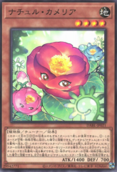 This is an image for the product Naturia Camellia that has a rarity of Common in the Darkwing Blast with a card code of DABL-JP021 that is available on the TEKKX Product website.