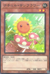 This is an image for the product Naturia Sunflower that has a rarity of Normal Parallel Rare in the Secret Utility Box with a card code of SUB1-JP060 that is available on the TEKKX Product website.