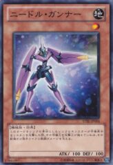 This is an image for the product Needle Soldier that has a rarity of Common in the Starstrike Blast with a card code of STBL-JP004 that is available on the TEKKX Product website.