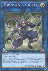 This is an image for the product Ninja Grandmaster Saizo that has a rarity of Normal Parallel Rare in the Secret Utility Box with a card code of SUB1-JP066 that is available on the TEKKX Product website.