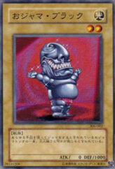 This is an image for the product Ojama Black that has a rarity of Common in the Controller of Chaos with a card code of 306-002 that is available on the TEKKX Product website.