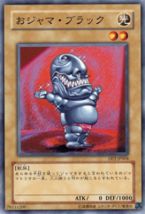 This is an image for the product Ojama Black that has a rarity of Common in the Duelist Pack: Chazz Princeton with a card code of DP2-JP004 that is available on the TEKKX Product website.