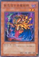 This is an image for the product Old Vindictive Magician that has a rarity of Common in the Structure Deck: Yugi Volume 2 with a card code of SY2-018 that is available on the TEKKX Product website.