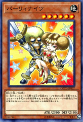 This is an image for the product Parry Knights that has a rarity of Normal Rare in the Code of the Duelist with a card code of COTD-JP037 that is available on the TEKKX Product website.