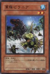 This is an image for the product Piranha Army that has a rarity of Common in the Expert Edition Volume.2 with a card code of EE2-JP138 that is available on the TEKKX Product website.