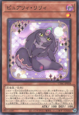 This is an image for the product Purrelyly that has a rarity of Common in the Cyberstorm Access with a card code of CYAC-JP018 that is available on the TEKKX Product website.