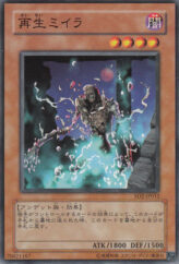 This is an image for the product Regenerating Mummy that has a rarity of Common in the Structure Deck: Zombie Madness with a card code of SD2-JP012 that is available on the TEKKX Product website.