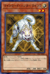 This is an image for the product Ryko, Lightsworn Hunter that has a rarity of Common in the Starter Deck 2017 with a card code of ST17-JP017 that is available on the TEKKX Product website.