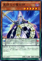 This is an image for the product Stargazer Magician that has a rarity of Common in the Structure Deck: Pendulum Evolution with a card code of SD31-JP007 that is available on the TEKKX Product website.