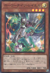 This is an image for the product Starry Knight Rayel that has a rarity of Super Rare in the Selection 10 with a card code of SLT1-JP042 that is available on the TEKKX Product website.