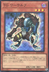 This is an image for the product T.G. Warwolf that has a rarity of Super Rare in the Quarter Century Chronicle side:Pride with a card code of QCCP-JP036 that is available on the TEKKX Product website.