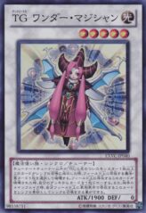 This is an image for the product T.G. Wonder Magician that has a rarity of Super Rare in the Extreme Victory with a card code of EXVC-JP040 that is available on the TEKKX Product website.