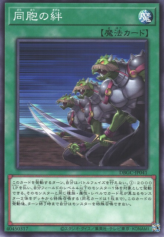 This is an image for the product Ties of the Brethren that has a rarity of Common in the Deck Build Pack: Grand Creators with a card code of DBGC-JP041 that is available on the TEKKX Product website.