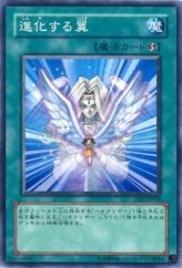 This is an image for the product Transcendent Wings that has a rarity of Common in the Duelist Pack: Jaden Yuki with a card code of DP1-JP018 that is available on the TEKKX Product website.