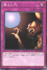 This is an image for the product Trap Hole that has a rarity of Common in the Structure Deck: Forest of the Traptrix with a card code of SD45-JP028 that is available on the TEKKX Product website.